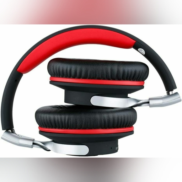 AUSDOM Share Me Red Wireless Bluetooth Headphones NEW - Picture 8 of 12